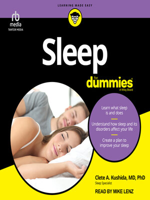 cover image of Sleep For Dummies